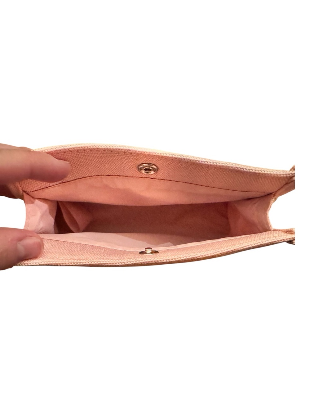 Christian Dior baby pink CD logo makeup travel purse pouch bag - Picture 4 of 5